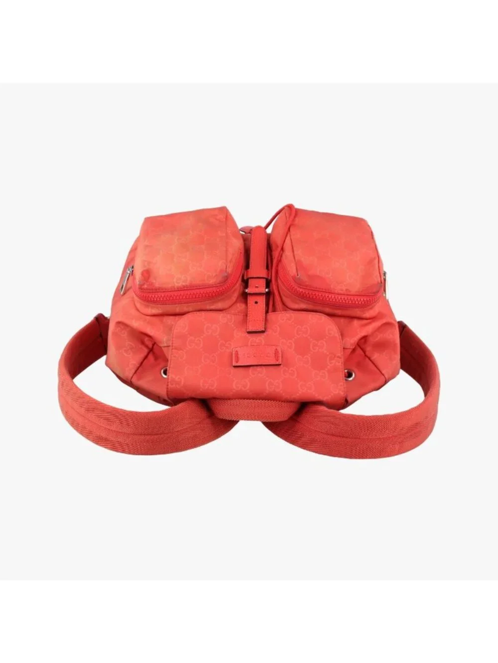 Gucci GG Pattern Orange Backpack